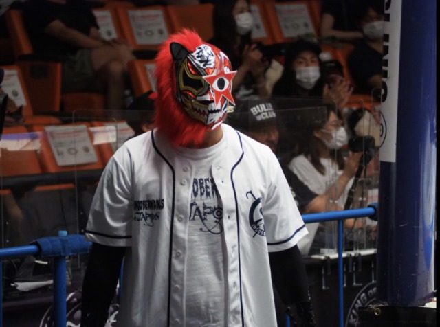 新日本プロレス BUSHI オーバーマスク 試合用マスクセット